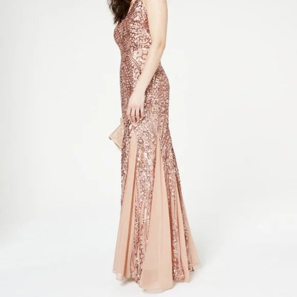 nightway rose gold sequin dress Amazon.com: Nightway Womens Elegant Cocktail Gown Dress, Rose, 8 US :  Clothing, Shoes & Jewelry